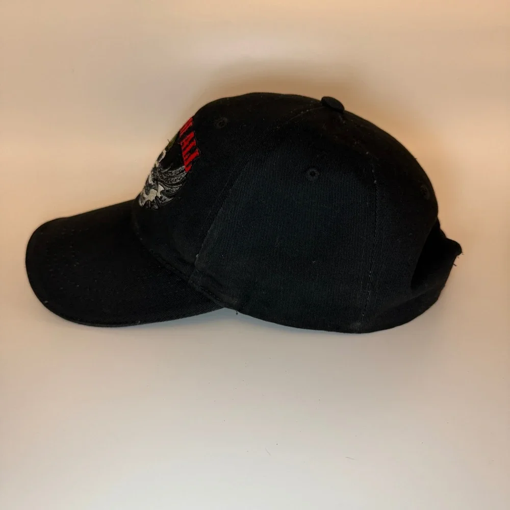 Rothco Kill Em All Skull Let God Sort Em Out Black Cotton Baseball Cap Mens OSFA